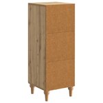vidaXL Buffet Chêne artisanal 33 x 34 5 x 90 cm Bois d'ingénierie