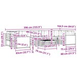 vidaXL Ensemble de canapés d'extérieur 8 pc Naturel et Beige