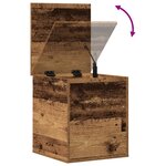 Coffre de rangement vidaXL en bois recyclé 40x42x46 cm