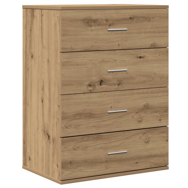 vidaXL Buffet Chêne artisan 60 x 39 x 80 cm Bois d'ingénierie