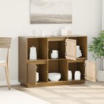 vidaXL Buffet Marron miel 110 5x35x80 cm Bois massif de pin