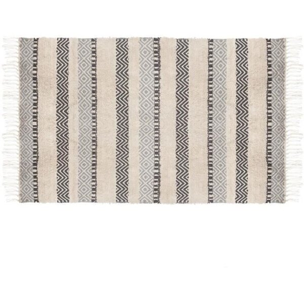 ATMOSPHERA Tapis Coton Relief #2 - 90 x 150 cm