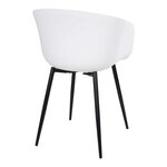 4 Fauteuils en polypropylène blanc RODA