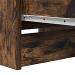vidaXL Buffet chêne fumé 37 5x35x99 cm bois d'ingénierie