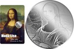 Pièce de monnaie en Argent 1 Dollar g 0.062 (1/500 oz) Millésime 2026 MONA LISA 1/500 (PRÉCOMMANDE)