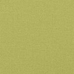 vidaXL Chaise à bascule avec tabouret Vert Tissu