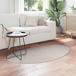 vidaXL Tapis de surface HUARTE Couleur sable 80 x 150 cm Polyester