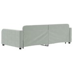 vidaXL Lit de jour avec gigogne et tiroirs sans matelas 100x200 cm