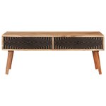 vidaXL Table basse 100x50x39 cm Bois d'acacia solide