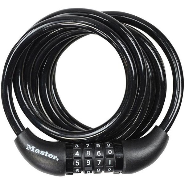 Antivol Vélo 8221EURDPRO - Câble torsadé 1 8 m - Combinaison programmable