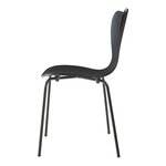 Lot de 4 chaises de salle à manger moderne design robuste noir 03_0009813