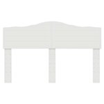 vidaXL Tête de lit Blanc Brillant 140 cm Bois d'ingénierie