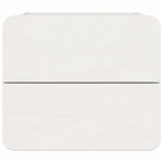 vidaXL Table de chevet Blanc 39 x 34 x 33 cm Bois de pin massif