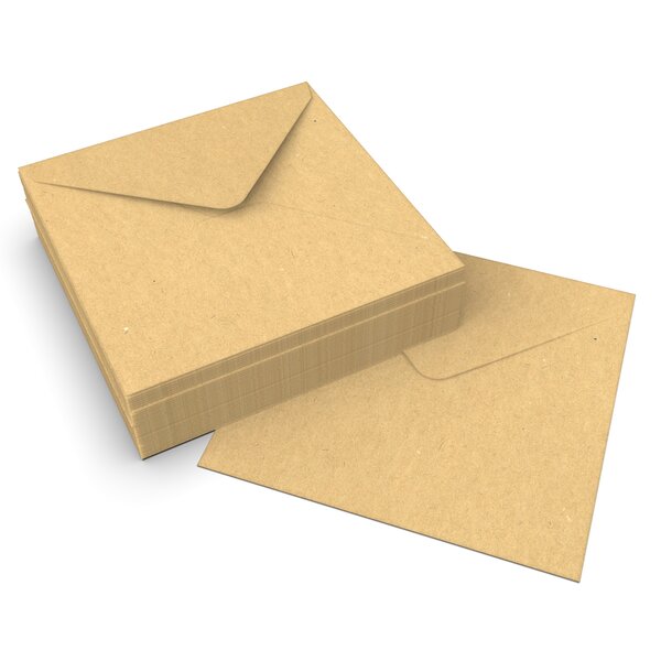 Lot de 100 enveloppe mouchetée 140x140 mm