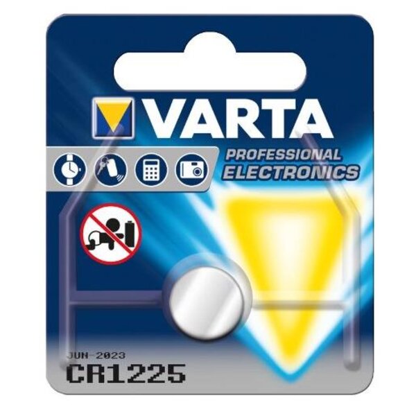 blister de 1 Pile Lithium 6225 CR 1225 VARTA