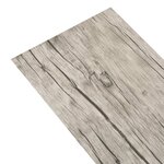 vidaXL Planche de plancher PVC autoadhésif 5 02 m² 2 mm Chêne délavé