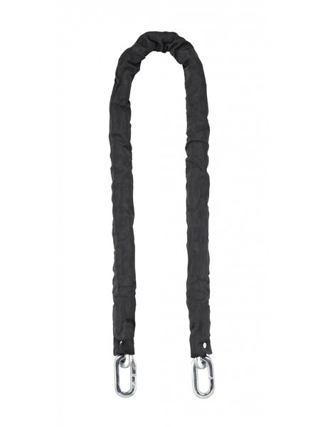 THIRARD - Chaîne acier gainé nylon Loops  vélo  moto  barrières  1.2m  noir