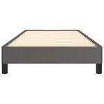 vidaXL Cadre de lit sans matelas gris 80x200 cm similicuir