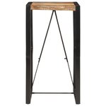 vidaXL Table de bar 60x55x110 cm bois massif de récupération