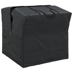vidaXL Sac de stockage extérieur Noir 90 x 90 x 90 cm Tissu 210D