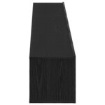 vidaXL Ensemble meuble TV 3 Pièces Chêne noir 80 x 30 x 30 cm