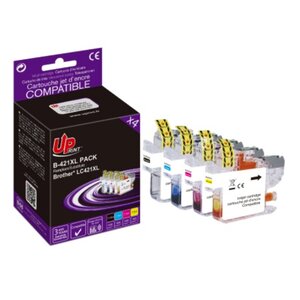 Pack UPrint compatible BROTHER LC421 XL 4 cartouches