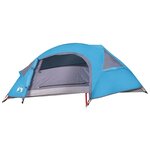 vidaXL Tente de camping à dôme 1 personne bleu imperméable