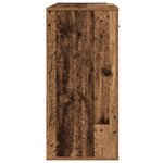 vidaXL Buffet avec tiroir Vieux bois 79 x 38 x 80 cm Bois d'ingénierie