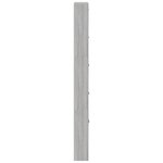 vidaXL Armoire à chaussures Sonoma gris 59x17x169 cm Bois d'ingénierie