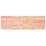 vidaXL Étagère murale marron clair bois chêne massif traité