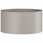 vidaXL Cache-pot de jardin Marron 40 x 40 x 20 cm Acier cuivré