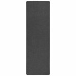 vidaXL Tapis Couloir Gris foncé 100 x 250 cm 100  Polypropylène