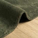 vidaXL Tapis HUARTE à poils courts doux et lavable vert forêt 80x250cm