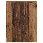 vidaXL Armoire Murale 2 Pièces Bois ancien 69 5 x 34 x 90 cm