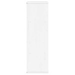 vidaXL Armoire latérale ODDA blanc 40x24x79 cm bois massif pin