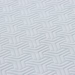 vidaXL Matelas Blanc  Gris 140 x 200 cm Mousse