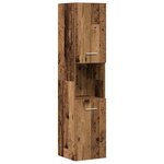 vidaXL Ensemble de meubles salle de bain 4 Pièces bois d'ingénierie