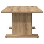 vidaXL Table basse chêne artisanal 103 5 x 60 x 40 cm