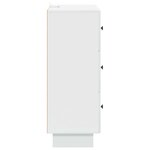 vidaXL Armoire à tiroirs Blanc 66 x 34 5 x 90 cm Bois d'ingénierie