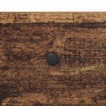 vidaXL Table console Bois Ancien 75 x 34 5 x 75 cm Bois d'ingénierie