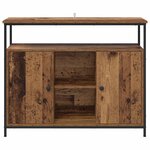vidaXL Buffet Bois Ancien 100 x 35 x 80 cm Bois d'ingénierie