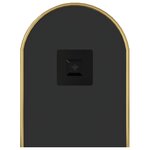 vidaXL Miroir mural Doré 60x25 cm Ovale