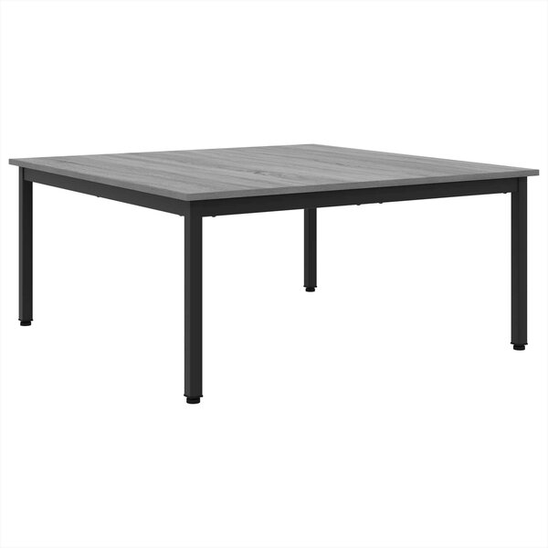 vidaXL Table basse Gris Sonoma 100 x 100 x 45 cm Bois d'ingénierie