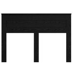 vidaXL Tête de lit Chêne noir 150 cm Bois d'ingénierie