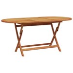 vidaXL Ensemble à manger de jardin 7 Pièces beige rotin et bois massif