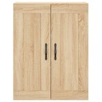 vidaXL Armoire murale chêne sonoma 69 5x34x90 cm bois d'ingénierie