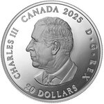 Pièce de monnaie en Argent 20 Dollars g 31.39 Millésime 2025 INTERCONNECTED NATURE