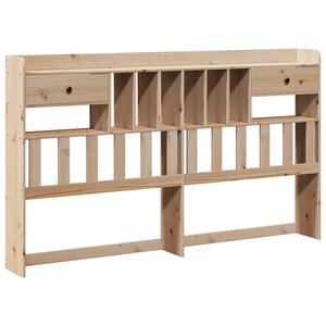 vidaXL Tête de lit avec rangement 180 cm bois massif de pin