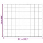 vidaXL Duvet d'été simple Argenté 220 x 260 cm Satin et Microfibre