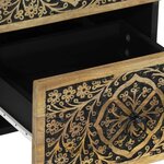 vidaXL Armoire latérale 40x33x75 cm bois massif de manguier